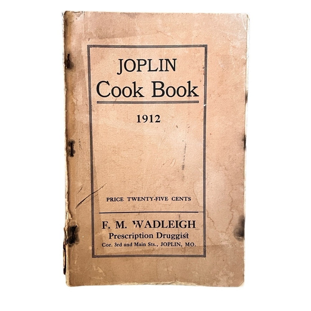 Vintage Joplin 1912‎ Cook Book